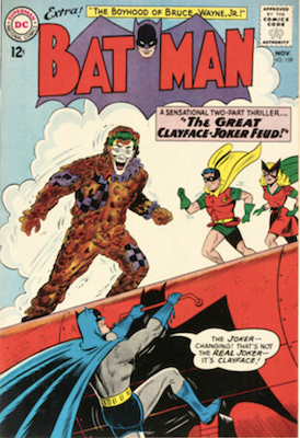 Batman #159: Classic Clayface cover. Click to sell or value one