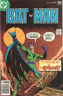 Batman #292: Riddler cover story. Click to value or sell comics