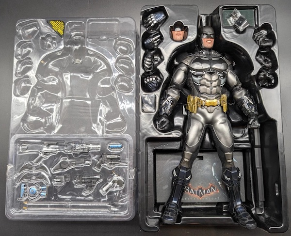 Batman Arkham Knight VGM026 1/6 Scale Batman open box. Click to sell one