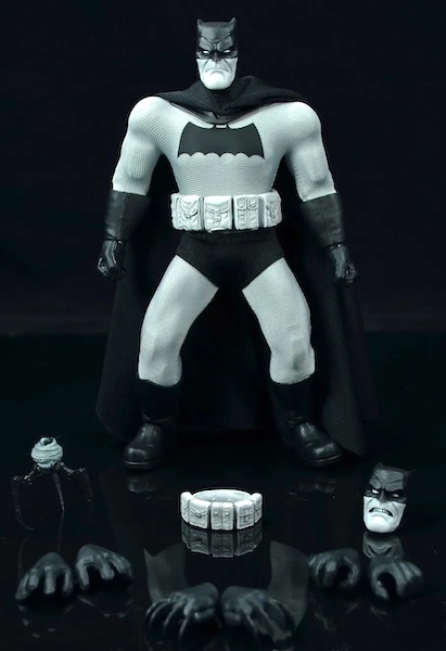 ONE:12 2015 Toy Fair The Dark Knight Returns B & W Batman out of the box. Click to sell or value one