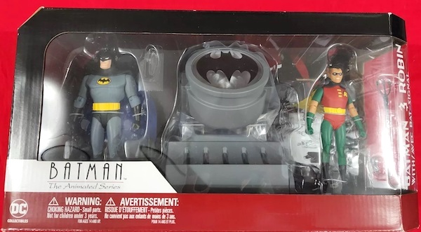Batman the Animated Series Batman and Robin and Bat-Signal Set. Click to sell or value yours