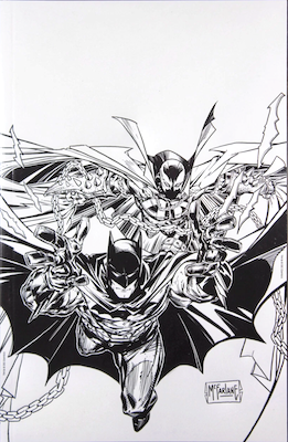 Batman/Spawn #1: McFarlane Sketch cover. Click to sell your comics