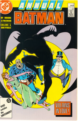 Batman annual #11: Alan Moore story; Clayface falls in love with a mannequin!