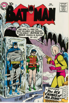 Batman #121: First Mr Zero/Mr Freeze. CLick for values