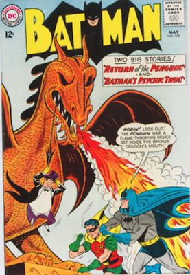 Batman #155: First Silver Age Penguin. Click for values