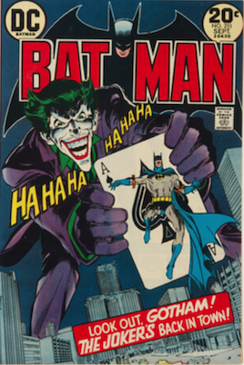 Batman #251: Classic Joker cover by Neal Adams. Click for values