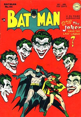 Batman #44: Classic Joker cover