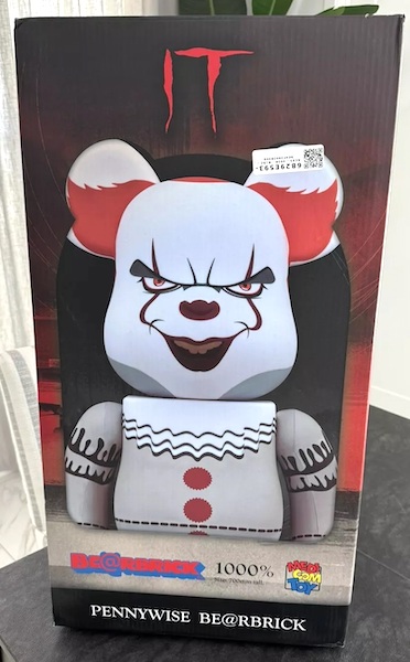 BearBrick 1000% Pennywise Figure. Click to appraise yours