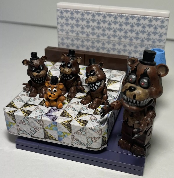 Five Nights at Freddy's The Bed Construction Set assembled. Click for a free appraisal