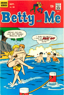 Betty and Me #16: "Beat Off" innuendo cover. Click to appraise yours