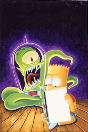 Treehouse of Horror #2: Cover art by Bill Morrison