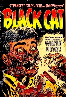 Black Cat Mystery #50: Classic radiation cover