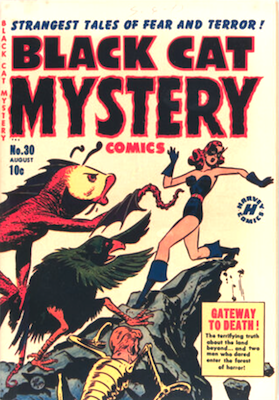 Black Cat Comics #30: Name change to Black Cat Mystery