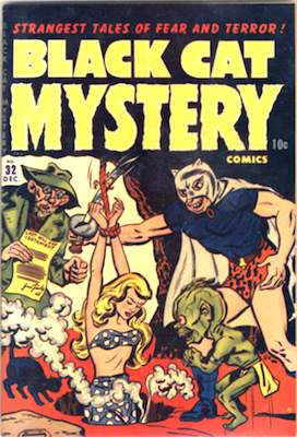 Black Cat Comics #32: Bondage cover