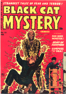 Black Cat Comics #33: Electric chair cover