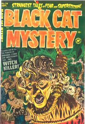 Black Cat Comics #39: Hanging cover