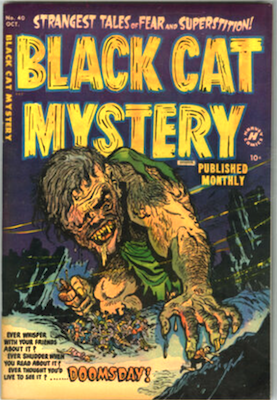 Black Cat Mystery comic #40: pre-Code horror