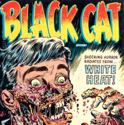 Black Cat Mystery were some of the grossest horror comics of the 1950s!