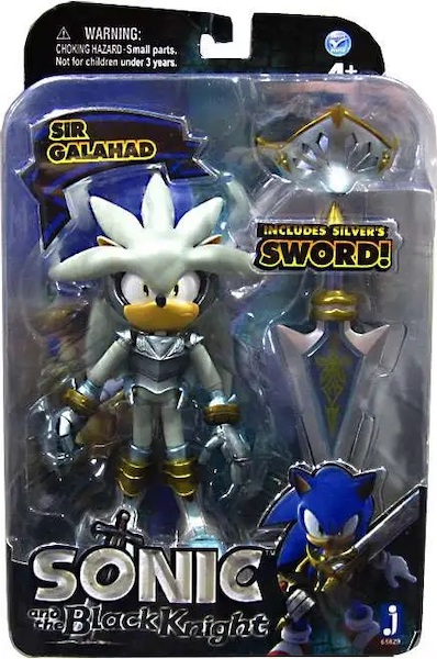 Sonic The Hedgehog And The Black Knight Galahad Silver Action Figure. Click to appraise yours