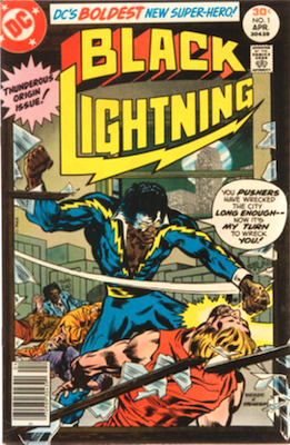 Black Lightning #1: origin and 1st appearance, in a TV show on The CW