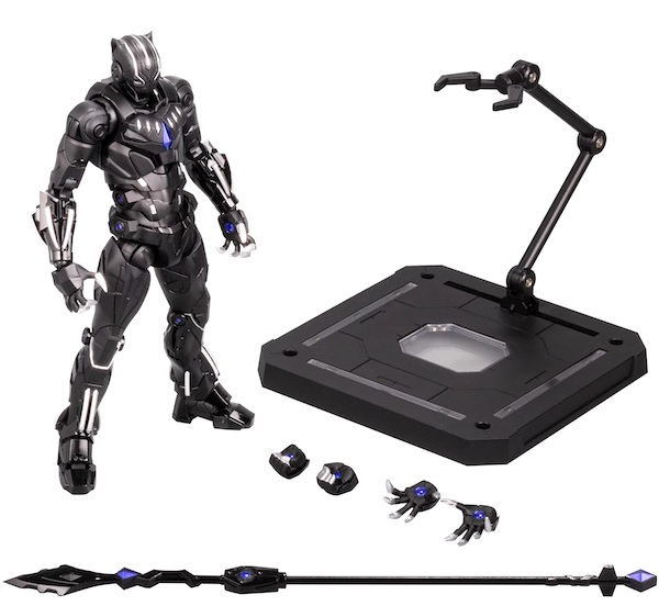Fighting Armor Black Panther Figure aseembled. Click to value or sell one