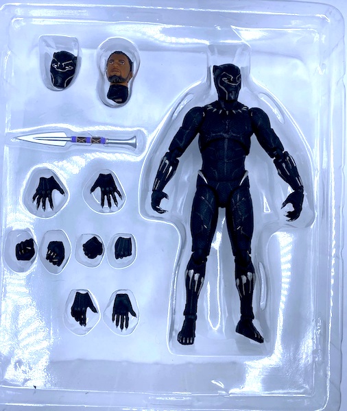 MAFEX No.091 Avengers Black Panther Figure open box. Click to value one today