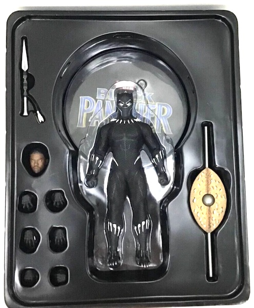ONE:12 Collective Marvel Black Panther Figure open box. Click to value yours