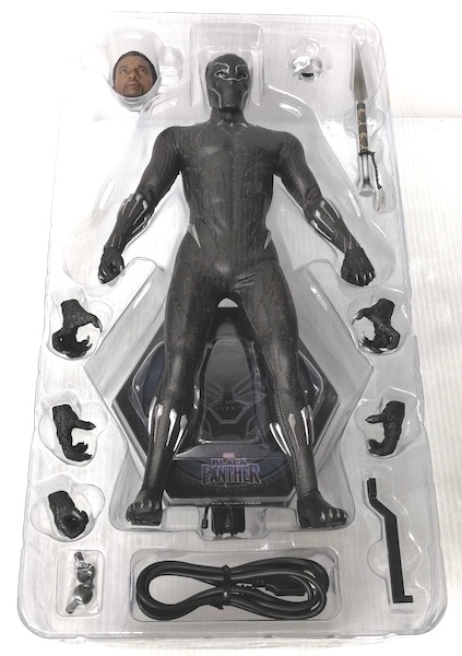 Black Panther MMS470 1/6th Scale Black Panther Black Panther Figure open box. Click to sell yours now