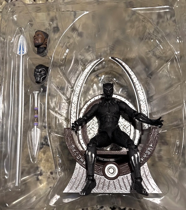 Mafex No.230  The Infinity Saga Black Panther Ver.1.5 Figure open box. Click to value or sell one