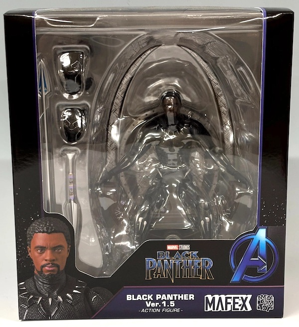 Mafex No.230  The Infinity Saga Black Panther Ver.1.5 Figure. Click to value or sell one