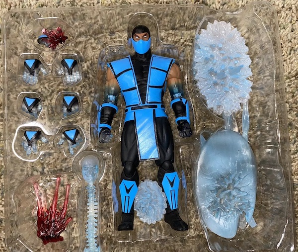 Mortal Kombat Blue Fin BBTS Exclusive MK3 Sub-Zero Action Figure out of the box