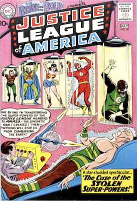 Brave and the Bold #30: 3rd JLA appearance. Click for values