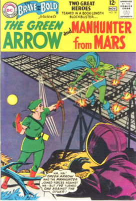 Brave and the Bold #50: 1st Martian Manhunter crossover