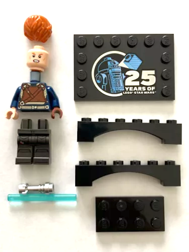 Cal Kestis minifigure disassembled