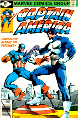 Captain America #241: Punisher crossover. Click to sell or value one