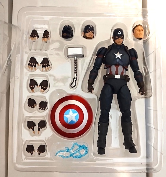 Mafex No.130 Captain America Endgame Ver open box. Click to sell or value one