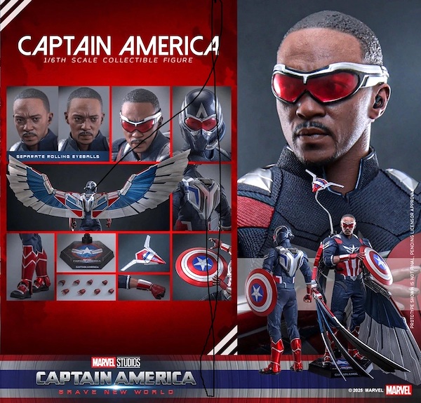 Captain America Brave New World MMS779 1/6th Scale Captain America. Click to sell yours