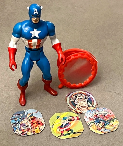 Secret Wars Captain America Action Figure out of the pack. Click to sell or value one