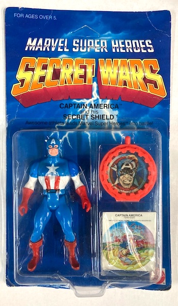 Secret Wars Captain America Action Figure. Click to sell or value one