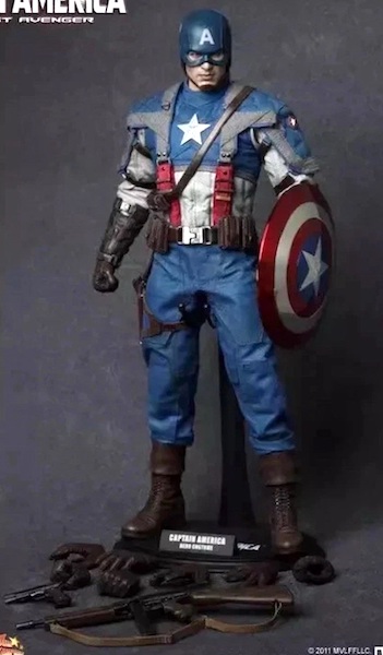 Captain America The First Avenger MMS156 1/6th Scale Captain America. Click to value yours