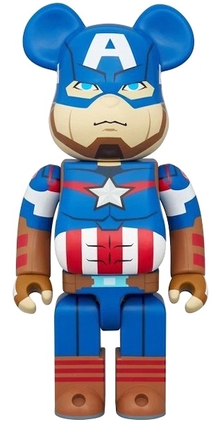 BE@RBRICK 400％ Captain America out of the box. Click to sell yours