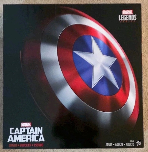 Marvel Legends Captain America Shield Model. Click to value one