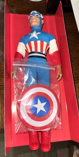 Captain America Fly-Away Action Figure open box. Click to sell or appraise one
