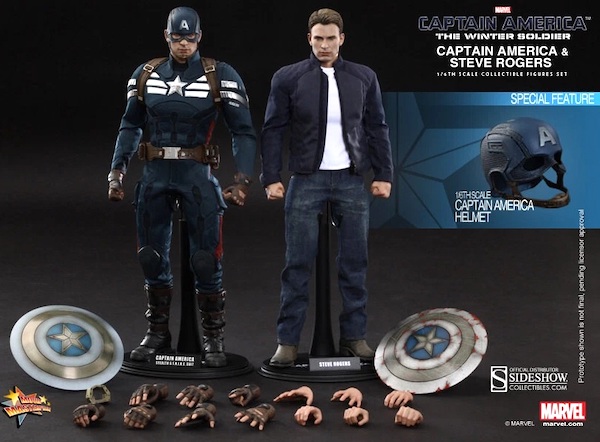 Captain America MMS243 1/6th Scale Captain America & Steve Rogers Set. Click to sell one