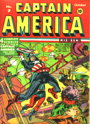 Captain America Comics #7: Classic cover