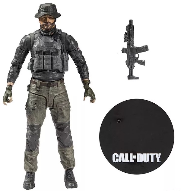 Call of Duty Captain Price Action Figure out of the box