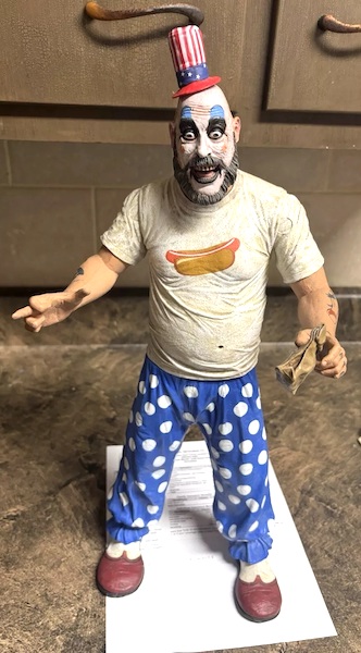 House of 1000 Corpses 18" Captain Spaulding NECA Action Figure out of the box. Click for a free valuation of yours