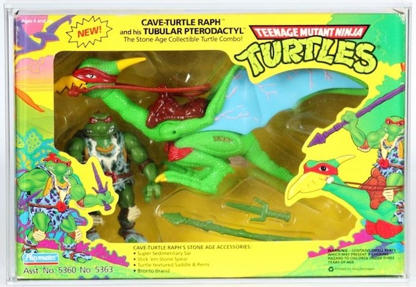 Teenage Mutant Ninja Turtles Cave Turtle Raph and his Tubular Pterodactyl