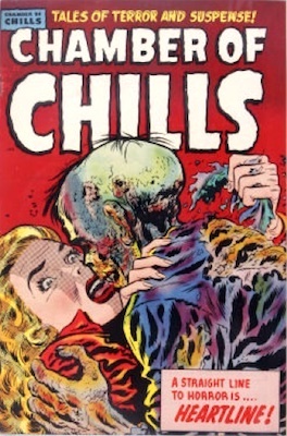 Chamber of Chills #23: Classic Zombie kiss cover