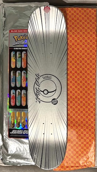 Santa Cruz X Pokemon Limited Edition Blind Bag Charizard Skateboard Deck out of pack. Click for appraisal